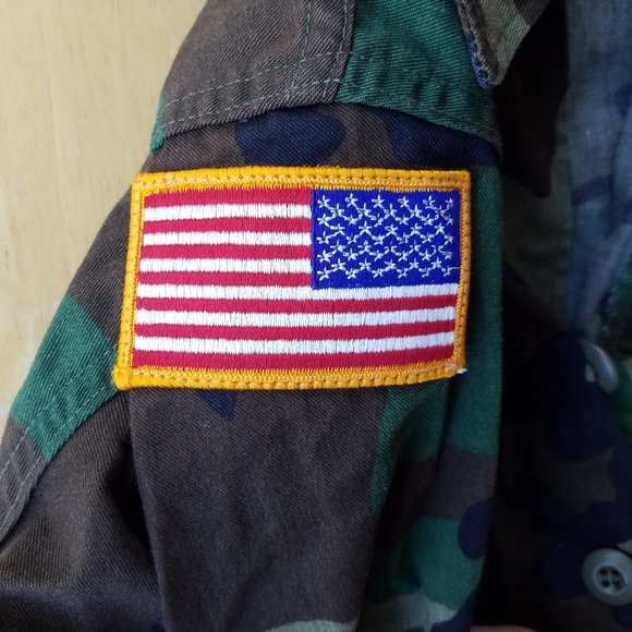 X-Small X-Short Woodland Camouflage Coat Jacket - Selma Apparel - Picture 9 of 10